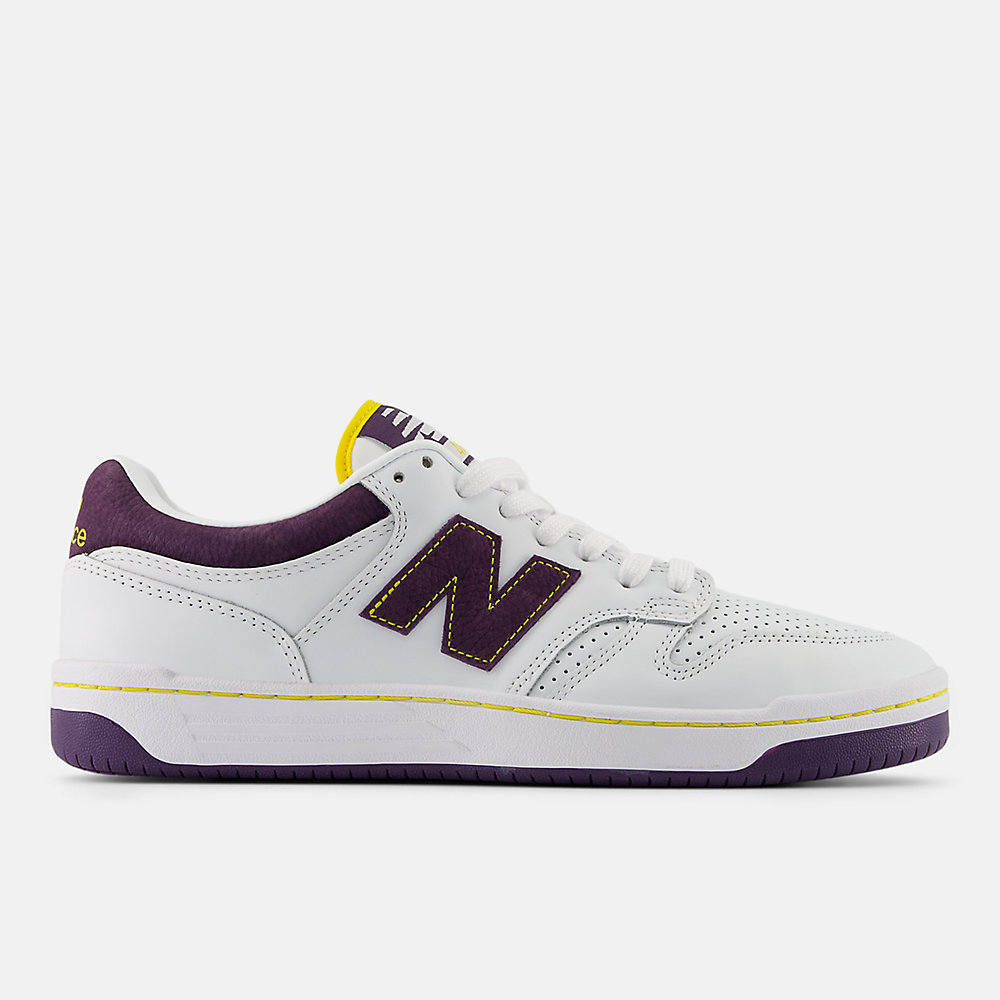 New Balance NB Numeric 480 Shoes White with Purple